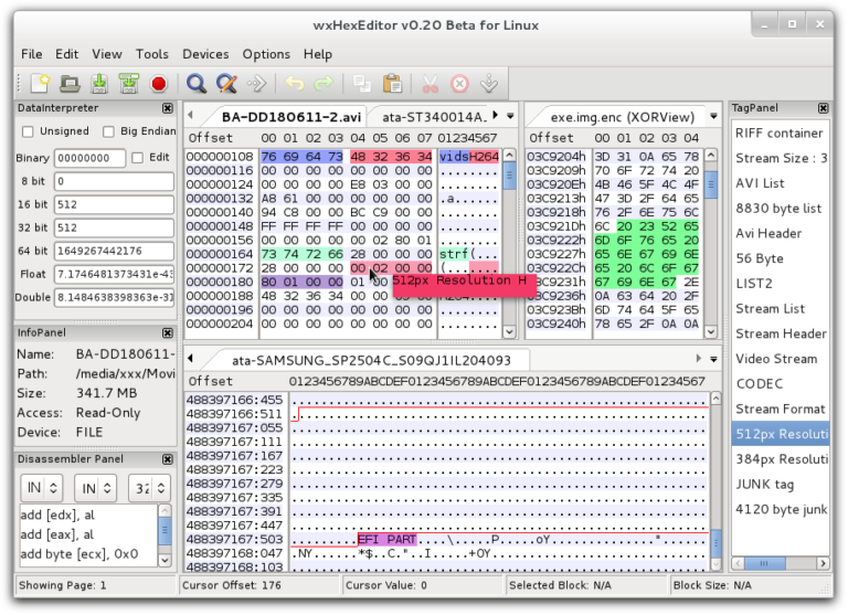 hex fiend how to find process memoru